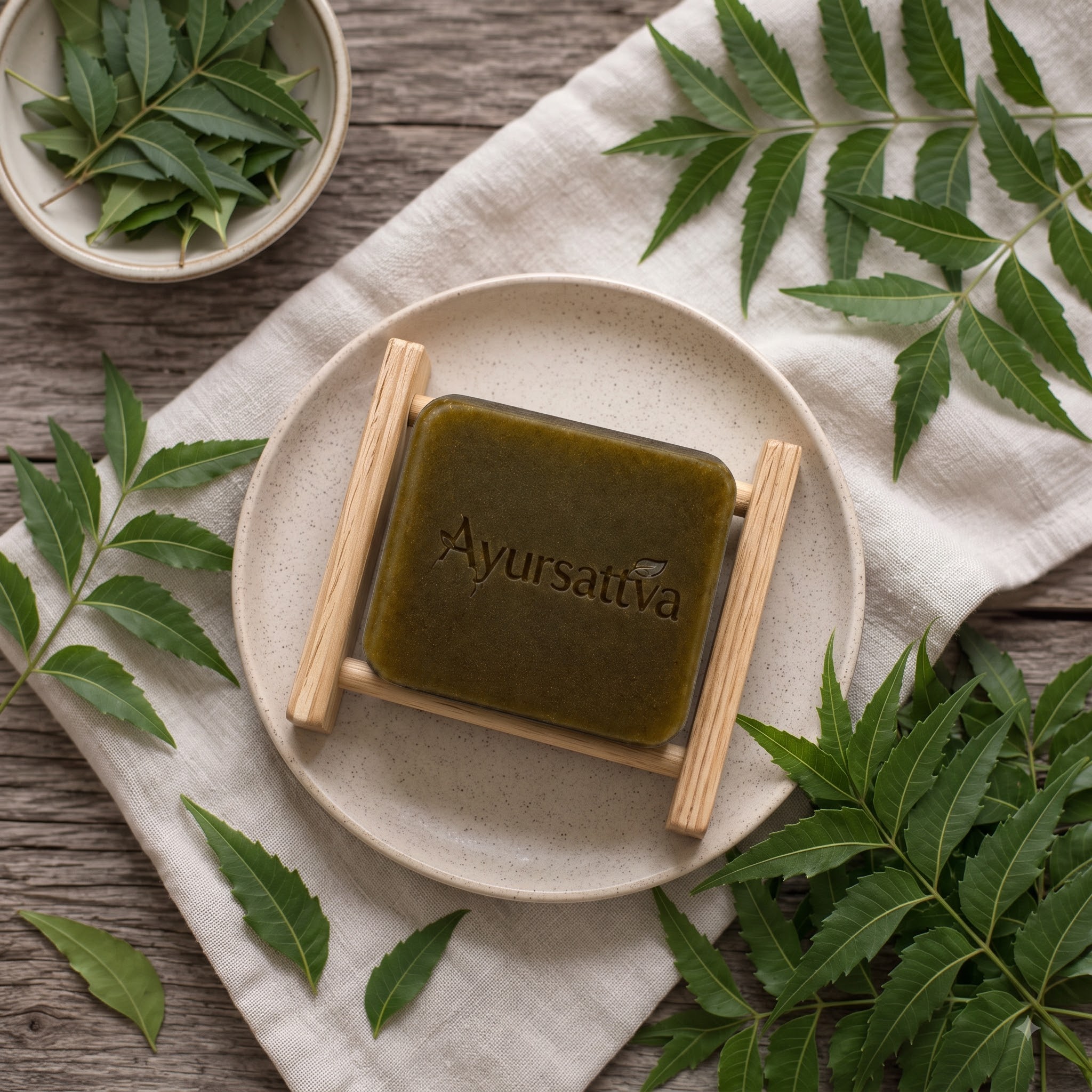 AyurSattva Neem Fresh Herbal Soap