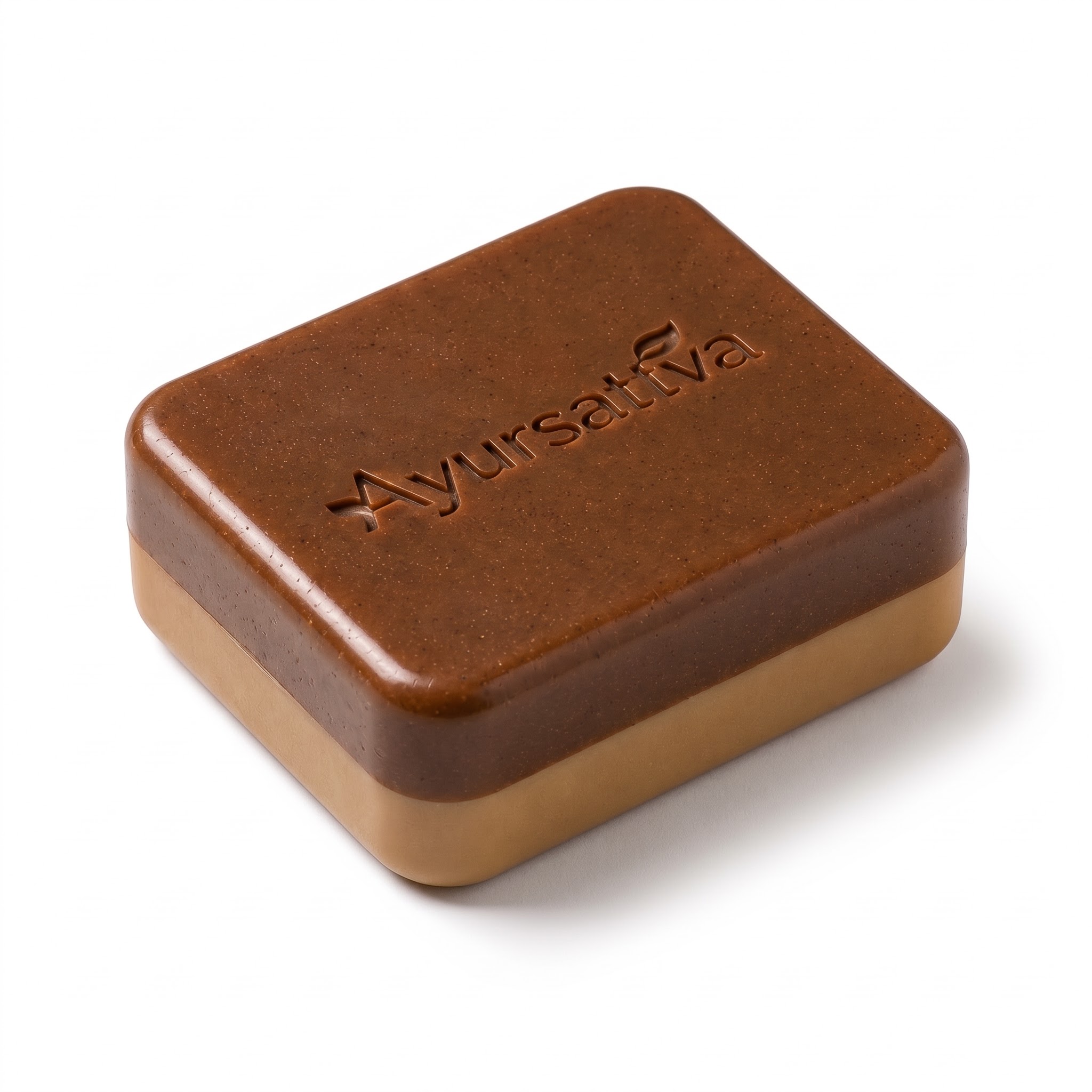AyurSattva Coffee-Mitti Double Layer Herbal Soap
